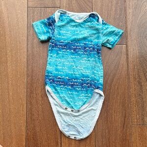 Cocomoon Ocean Wave Pattern Kids Bodysuit